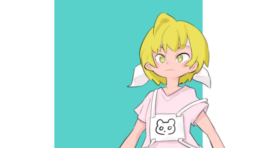 ゼッケンをつけた女の子